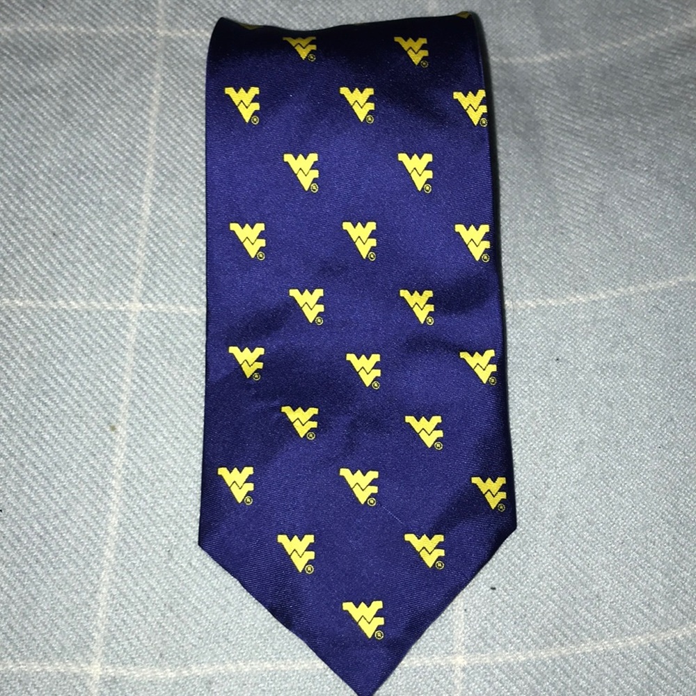 West Virginia mountaineers collegiate tie